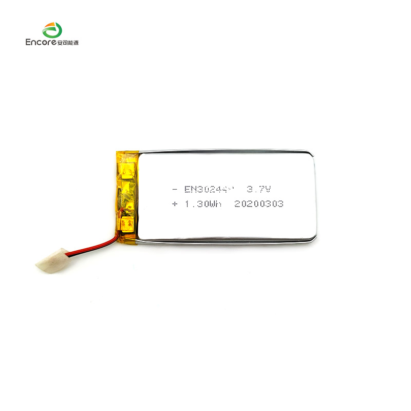 3,7 V 350 mAh lítium-iónová li polymérová batéria