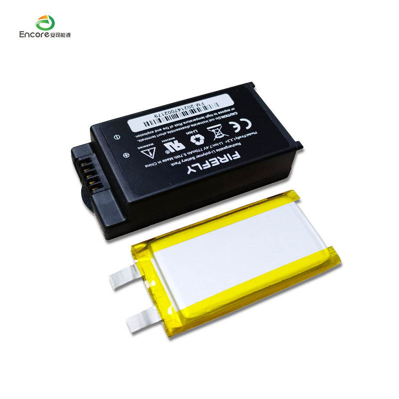 3,7 V 825 mAh Li polymérová batéria